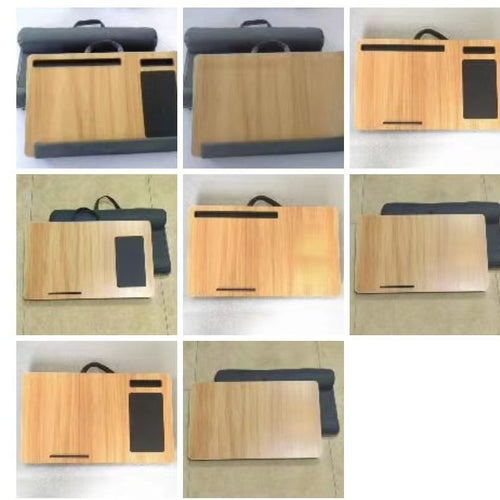 Adjustable Laptop Table with Soft Backrest
