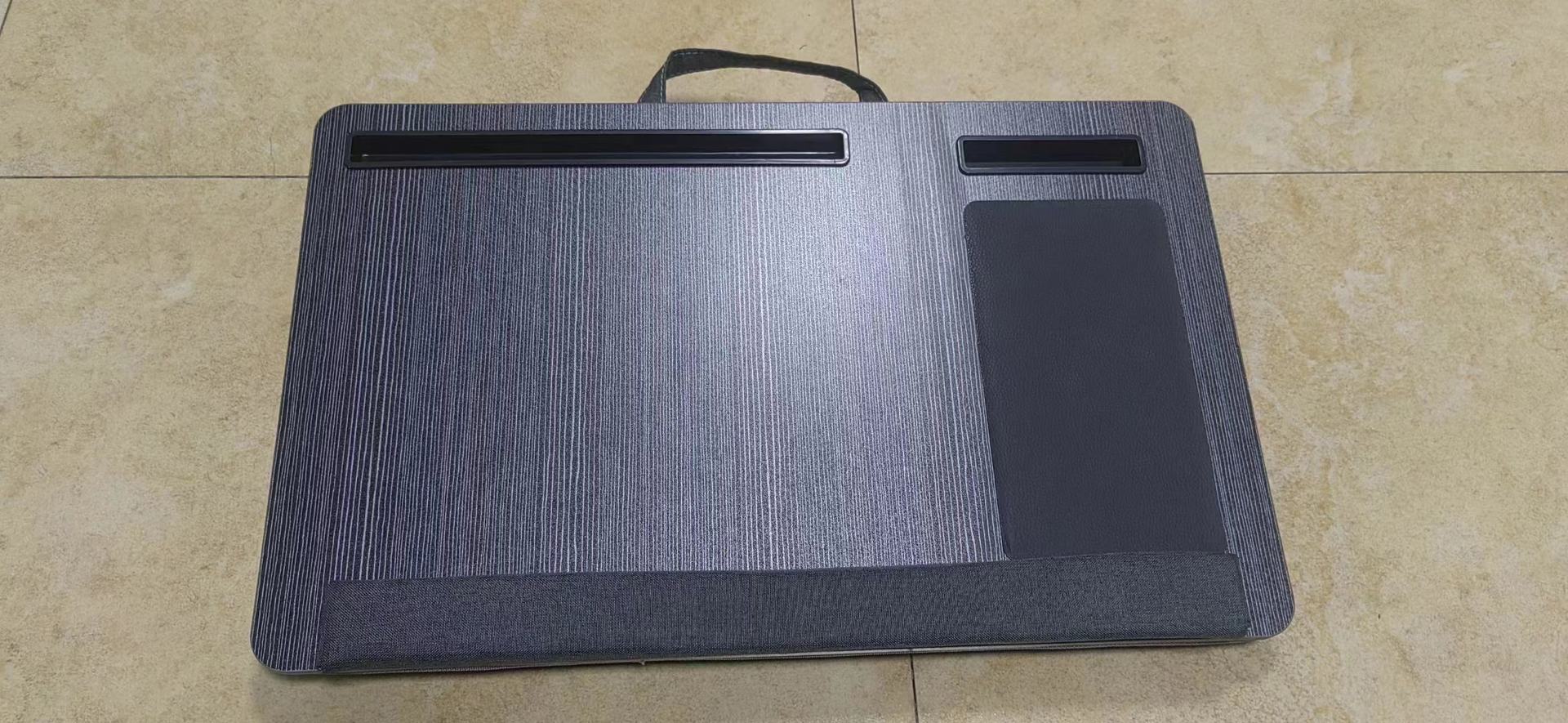 Adjustable Laptop Table with Soft Backrest
