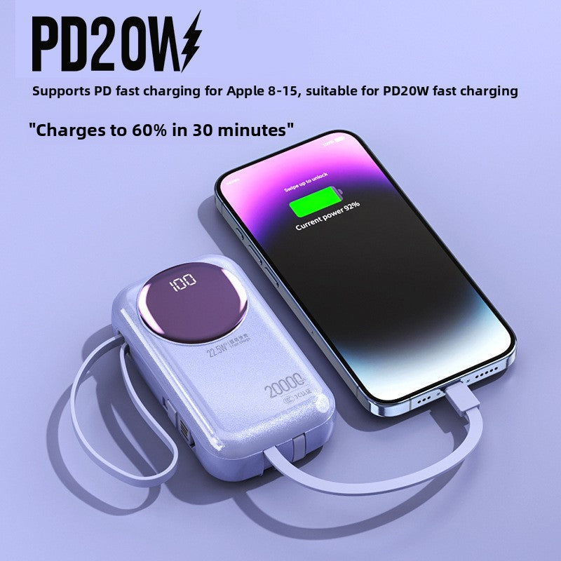 Portable Power Bank with Fast Charging
