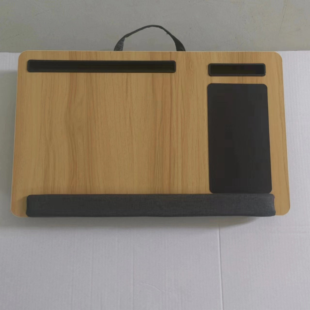 Adjustable Laptop Table with Soft Backrest