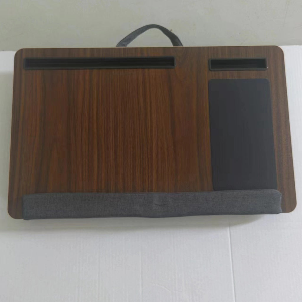 Adjustable Laptop Table with Soft Backrest
