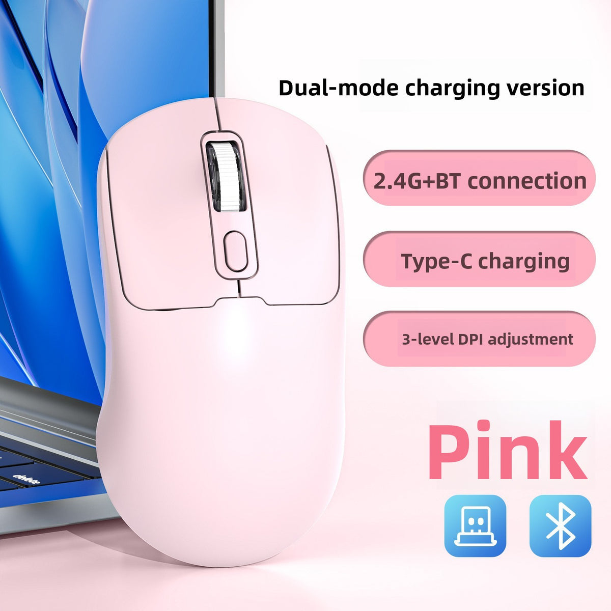 Tri-Mode Wireless Gaming Mouse